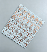 Circuit imprimé en aluminium personnalisé à une face MCPCB pour éclairage LED avec découpe en V, fabricant de circuits imprimés en aluminium OEM ODM