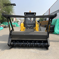 Cina mini skid steer caricatori EPA omologati cingoli in gomma mini skid steer loader con Forest tracciatrice