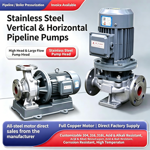 Pompe centrifuge verticale ISG à haute efficacité pour la circulation de l'eau et le surpressionnement en systèmes CVC pour immeubles de grande hauteur - Product Image 1
