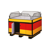 Cage de rangement de table promotion, nouveauté, amovible à quatre roues, vente en gros