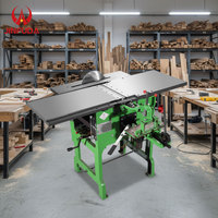 Ponceuse de table économique pour le travail du bois, prix usine, machine multifonctionnelle 4-en-1 pour le sciage, le rabotage, le perçage et le mortaisage, 2,2 kW haute performance