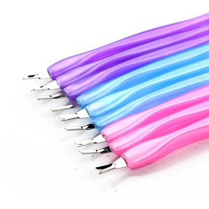 100 unidades <span class=keywords><strong>de</strong></span> herramienta <span class=keywords><strong>de</strong></span> arte <span class=keywords><strong>de</strong></span> uñas <span class=keywords><strong>de</strong></span> doble punta con mango <span class=keywords><strong>de</strong></span> plástico y punta <span class=keywords><strong>de</strong></span> goma dura, empujador y <span class=keywords><strong>limpiador</strong></span> <span class=keywords><strong>de</strong></span> cutículas - Product Image 4