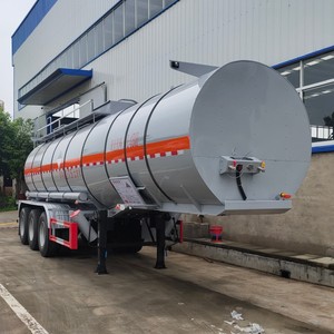 Semi-remorque citerne chimique 30CBM 3 essieux pour le transport de liquides corrosifs (acides, sodas) à vendre - Product Image 5