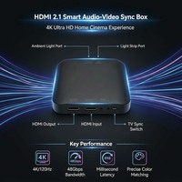 Kit de rétroéclairage intelligent pour écran, bande LED RGBIC pour moniteur de jeu, téléviseur, PC, éclairage d'ambiance, contrôle par application 2.1