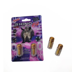 Cápsulas Rhino Ultra Male Energy, Vitalidad Avanzada y Mejora del Rendimiento, Estilo de Paquete de Tarjetas de Marca Privada - Product Image 6