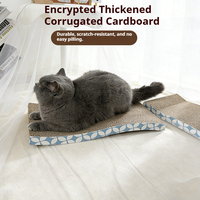 Griffoir pour chat en carton OEM, durable, antidérapant, anti-poussière, anti-ennui, vente en gros
