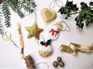 Décorations de Noël 3D en feutre faites à la main en forme de <span class=keywords><strong>rennes</strong></span>, vente en gros <span class=keywords><strong>directe</strong></span> d'usine pour les fêtes - Product Image 3