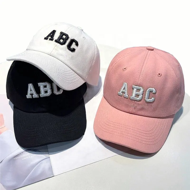 Hat Manufacturer 100% Twill Cotton 3D Embroidered Structured Baseball Caps Adults Kids Golf Sports Cap