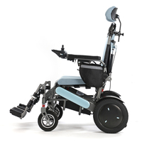 Fauteuil roulant électrique pliable léger en aluminium, fauteuil motorisé compact, scooter de mobilité certifié CE ISO pour personnes âgées et handicapées