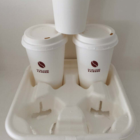 Gobelets à café biodégradables en papier à paroi simple de 20 oz, couleur rose, personnalisables, pour boissons chaudes et eau minérale, gobelets à emporter