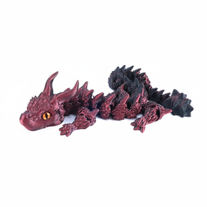 Gearticuleerd 3D-geprint babydraakje fidget toy met flexibele vleugels, mythisch wezen, PLA plastic model, groothandel cadeau-artikel - Product Image 6