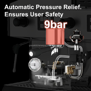 GRACE Brewing Head <span class=keywords><strong>Espresso</strong></span> Coffee Maker Shining Acero inoxidable Dos grupos Semiautomático portátil para Hotel Uso al aire libre EE. UU./UE - Product Image 4