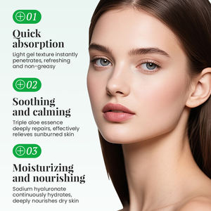 KORMESIC Vente en gros 150ml Gel réparateur hydratant apaisant éclaircissant blanchissant à l'aloe vera pour le visage - Product Image 3