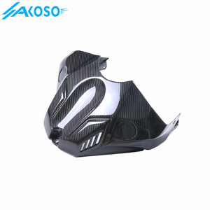 Cubierta de tanque AKOSO, cubierta de caja de aire delantera de tanque de Gas de fibra de carbono para motocicleta, cubierta de carenado para Yamaha R1 R1M 2020 2021 2022 2023 2024 - Product Image 3
