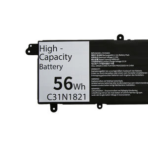 Batterie d'ordinateur portable haute capacité 56Wh 4850mAh C31N1821 pour Asus ZenBook 13 U3300F UX392FA UX392FN-XS71 UX333 BX333F RX333F - Product Image 3