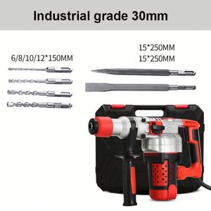 <span class=keywords><strong>Marteau</strong></span>-<span class=keywords><strong>piqueur</strong></span> industriel robuste de 26 mm de diamètre, briseur de béton, machine de <span class=keywords><strong>d</strong></span>émolition électrique, perceuse à percussion électrique - Product Image 6