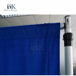 Easy install Pipe Kit and Drape Aluminum Standing Curtain System Wedding Backdrop Trade Show Photo Booth - Product Image 4