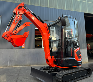 Japón Kubota motor diesel hidráulico Mini excavadora de orugas hidráulico 2.5Ton pequeña excavadora de orugas para la venta - Product Image 4