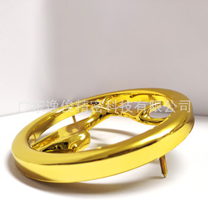 Hollowed Out Antler Shape <b>Cabinet</b> Decorative Buckle <b>Gold</b> Silver Plastic Modern Design Durable Furniture Handle <b>Knob</b> - Product Image 4