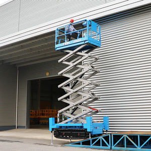 6M 8m 10m 12m 14m Mesa elevadora de tijera hidráulica eléctrica Plataforma DE TRABAJO aérea 100kg 300kg - Product Image 3