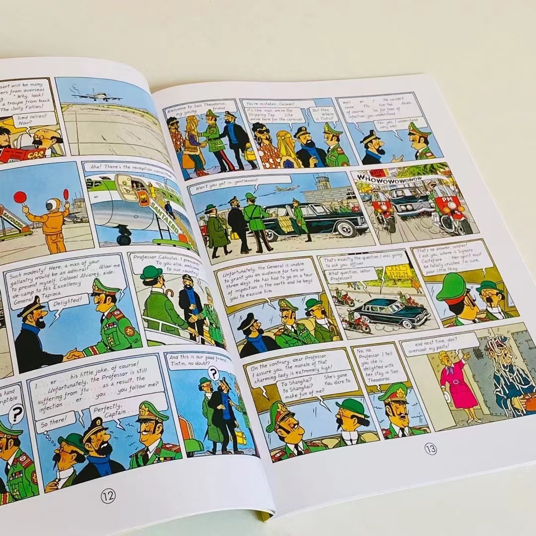 Tintin Adventures 23 Comic Book Gift Box Set - Hard Cover