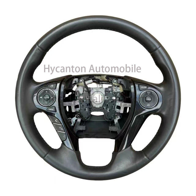 With frame Leather+black stitching