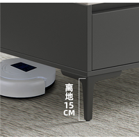 Table basse moderne simple et luxueuse pour salon avec rangement