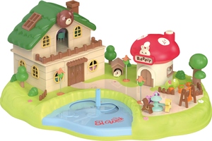 Giocattolo Educativo Magnetico con Scena <span class=keywords><strong>Mobile</strong></span> a Induzione, Set Casa delle Bambole con Musica e Luci, <span class=keywords><strong>Giocattoli</strong></span> in Plastica ABS - Product Image 3