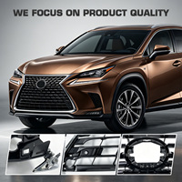 Pour Lexus NX300 NX300h 2018-2019, calandre avant, calandre de radiateur, OE 53101-78230, calandre de pare-chocs chromée, plastique ABS, remplacement