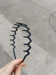 <span class=keywords><strong>Serre</strong></span>-têtes en plastique antidérapants à dents pour filles et femmes, accessoires de mode, bandeaux <span class=keywords><strong>zigzag</strong></span> avec peigne intégré - Product Image 4