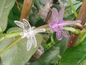 Clip d'extérieur en plastique PP coloré en forme de <span class=keywords><strong>libellule</strong></span> et d'orchidée, écologique et durable, 3,8x3,5 cm - Product Image 3