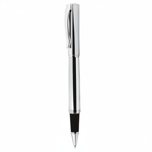 Penna ROLLERBALL in ottone con finitura cromata per la scrittura - Product Image 2