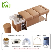 Salon de coiffure Chaise de lavage Moderne Shampooing Pédicure Tête japonaise Lit spa avec réservoir d'eau