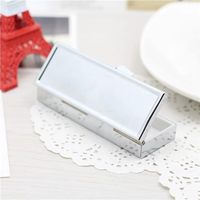 SCCFMM 20 pièces Boîte à pilules rectangulaire à 3 compartiments en métal pour sublimation, étui à médicaments portable à imprimer soi-même pour poche ou sac à main