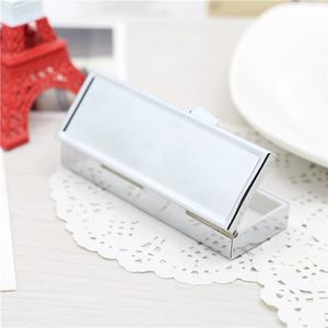 SCCFMM 20 pièces Boîte à pilules rectangulaire à 3 compartiments en métal pour sublimation, étui à médicaments portable à imprimer soi-même pour poche ou sac à main - Product Image 4