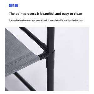 <span class=keywords><strong>Porte</strong></span>-chaussures multifonctionnel pas cher avec cintre, <span class=keywords><strong>porte</strong></span>-manteau simple pour dortoir, <span class=keywords><strong>porte</strong></span>-chapeau et <span class=keywords><strong>porte</strong></span>-chaussures en métal - Product Image 4