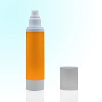 Botol Plastik Airless Kosong Berkualitas Tinggi Berwarna-warni 15ml 30ml 50ml untuk Kemasan Lotion dengan Pompa Semprot untuk Penggunaan Kosmetik
