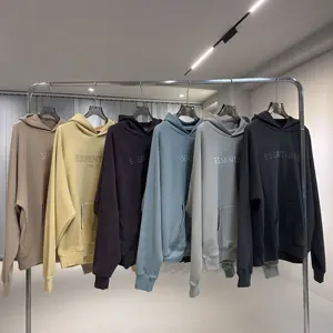 1:1 şartları 500Gsm Waffle hoodie düz renk Hoodie ağır kış kazak erkekler ve kadınlar için yüksek kalite giyim hoodies