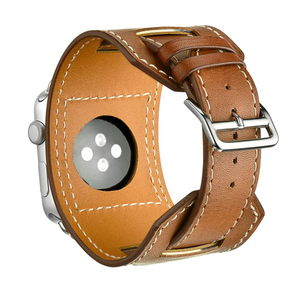 Vendita calda Retro Cinturino 38 millimetri 40 millimetri 42 millimetri 44 millimetri Genuine Leather <span class=keywords><strong>Watch</strong></span> Band Strap Per <span class=keywords><strong>Apple</strong></span> Orologio fascia di cuoio - Product Image 2