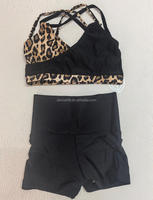 Tops Deportivos Cortos para Niñas, Shorts de Ciclismo, Tops de Ballet, Danza y Yoga