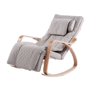 Fauteuil à bascule massant A8 beige gris, vibration électrique, thérapie thermique, massage multipoints, commande intelligente, utilisation à domicile ou au bureau - Product Image 5