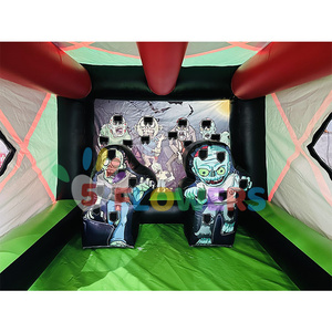 Halloween Party Inflatable <strong>Games</strong> Zombie Attack Archery axe Throwing <strong>Target</strong> for Fun - Product Image 2