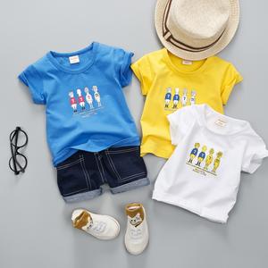 Camisetas de Manga Corta para Niños y Niñas con Dibujos Animados para Verano, Hechas en Yiwu, China, Ropa para Niños Pequeños, Ropa Infantil de Boutique - Product Image 2