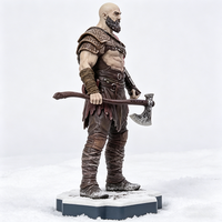 Kit Model Resin Figur Aksi Prajurit Fantasi, Patung Resin Terinspirasi Game Koleksi