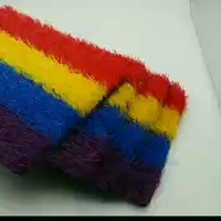 China Herstellung 25mm Regenbogen Kunstrasen Teppich für Spielplatz Color Turf
