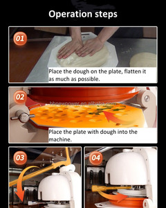 Máquina Divisora y Redondeadora de Masa Redonda para Panadería de Nuevo Diseño, Máquina Divisora y Redondeadora de Bolas de Masa para Pizza y Bollos al Vapor - Product Image 5