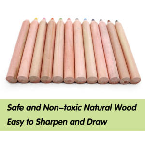 <span class=keywords><strong>Crayon</strong></span> de couleur en bois 3 en 1 adapté aux enfants dessinant sur du papier ou un mur <span class=keywords><strong>facile</strong></span> à nettoyer avec un pinceau et un <span class=keywords><strong>taille</strong></span>-<span class=keywords><strong>crayon</strong></span> - Product Image 2