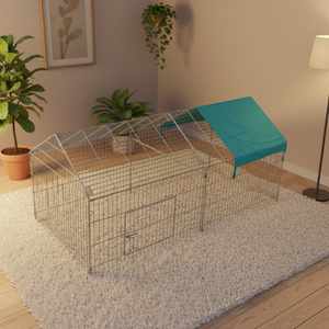 Vente directe d'usine, grande cage à poules en métal pour l'extérieur, cage à lapins, enclos pour volailles, poulailler - Product Image 6