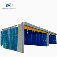 Tente de peinture gonflable rétractable avec éclairage LED pour la peinture automobile et la cuisson des peintures - Catégorie : Machines de traitement des gaz