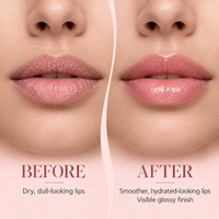 Baume à lèvres brillant hydratant et repulpant au peptide PDRN, soin des lèvres effet gloss, marque privée